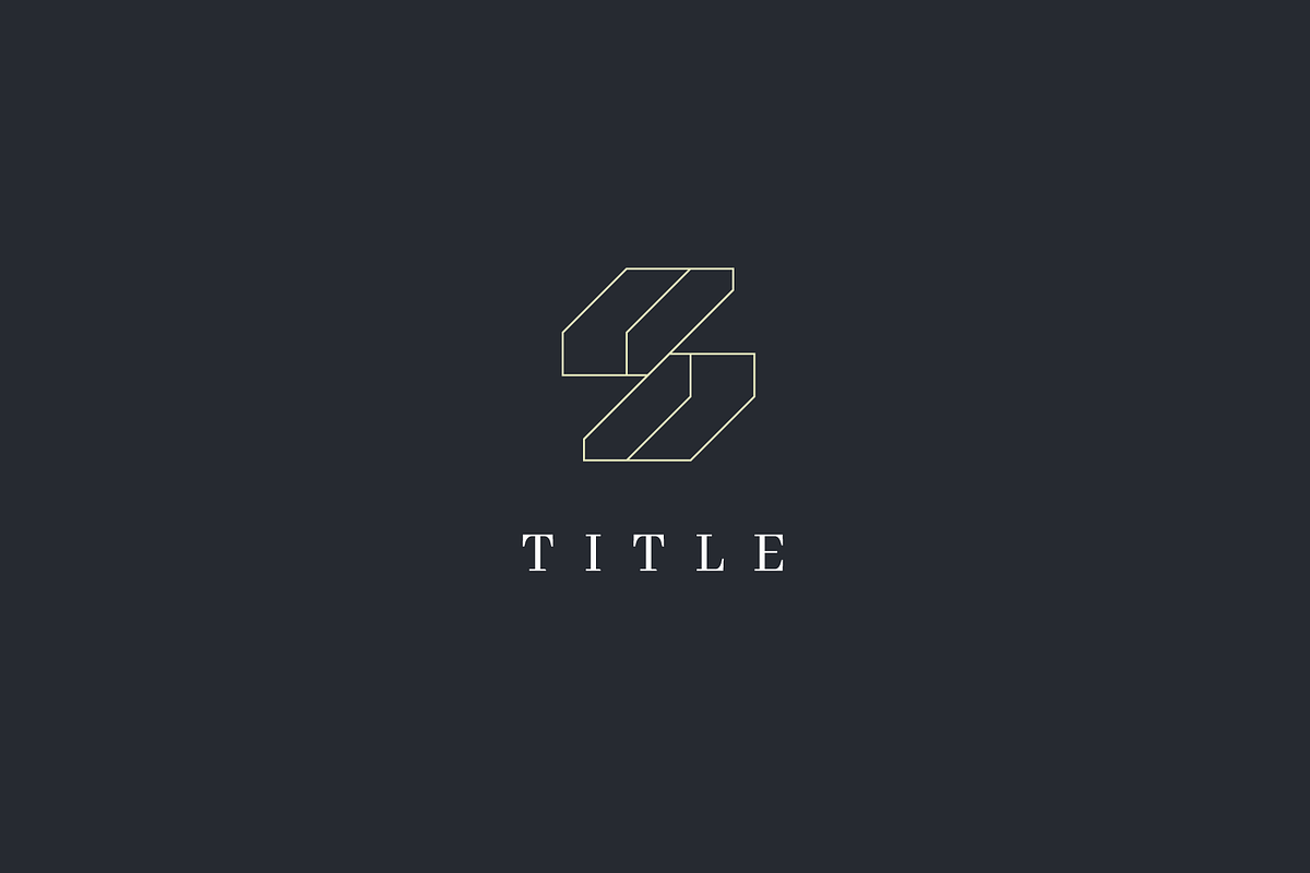 Luxury SS S Line Monogram Logo, a Branding & Logo Template by baqoos