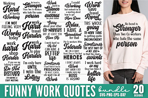 Funny Work SVG Bundle