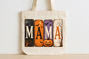 Mama Halloween Rustic Wooden PNG, a Seasonal Illustration by CraftArtStudio (Thumbnail 2 of 4)