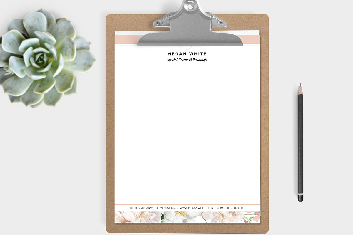 Wedding Planner Florist Stationery, a Stationery Template by Marham Labeling Co (Photo 1 of 2)