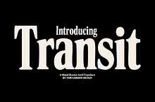 Transit Hand Drawn Serif Font Duo