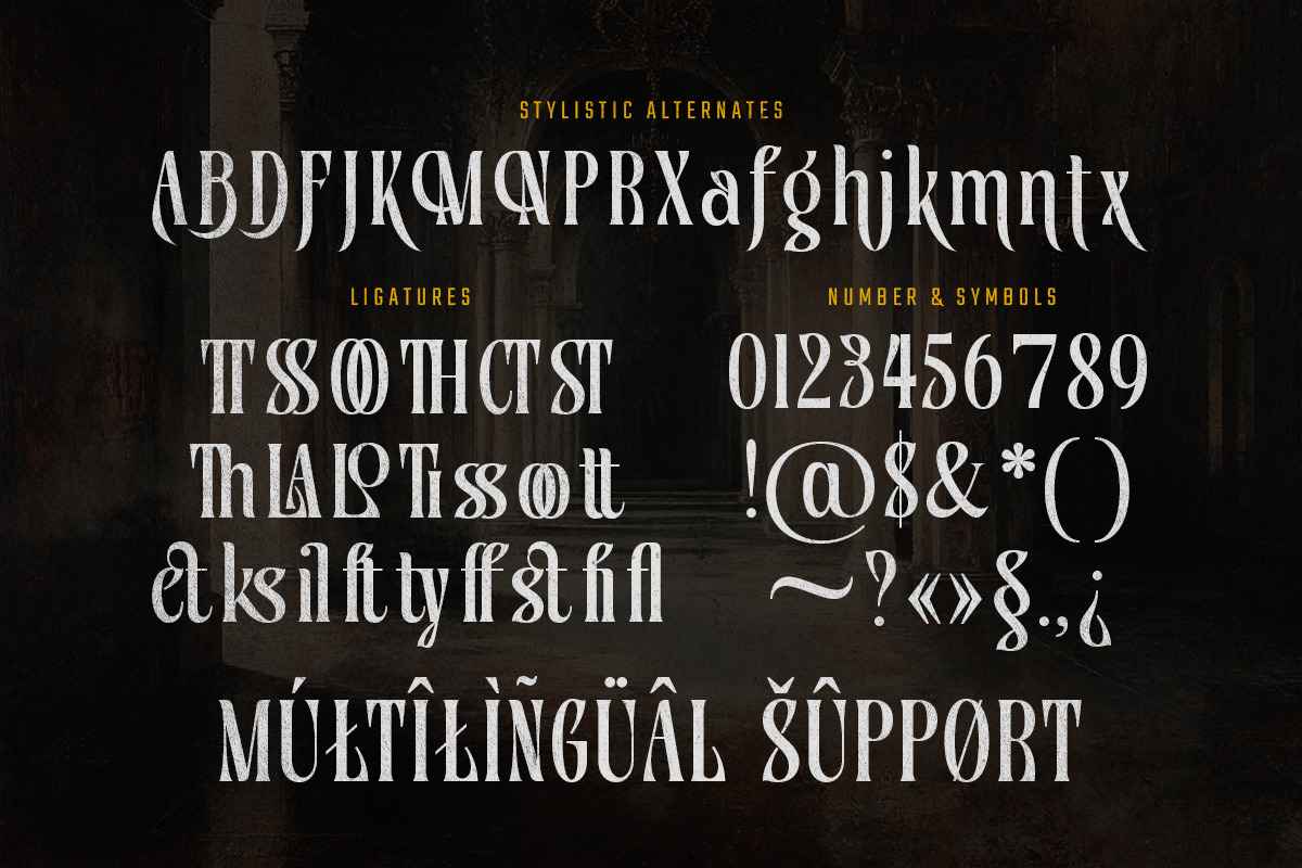 Epic Fantasy Display - Burstlock, a Serif Font by Shakira Studio (Photo 10 of 10)