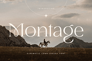 Montage - Cinematic Logo Luxury Font, a Serif Font by Sensatype (Thumbnail 1 of 12)
