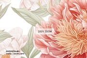 Elegant Peonies Print Pattern Design, a Pattern Graphic by VOVU Studio (Thumbnail 3 of 9)