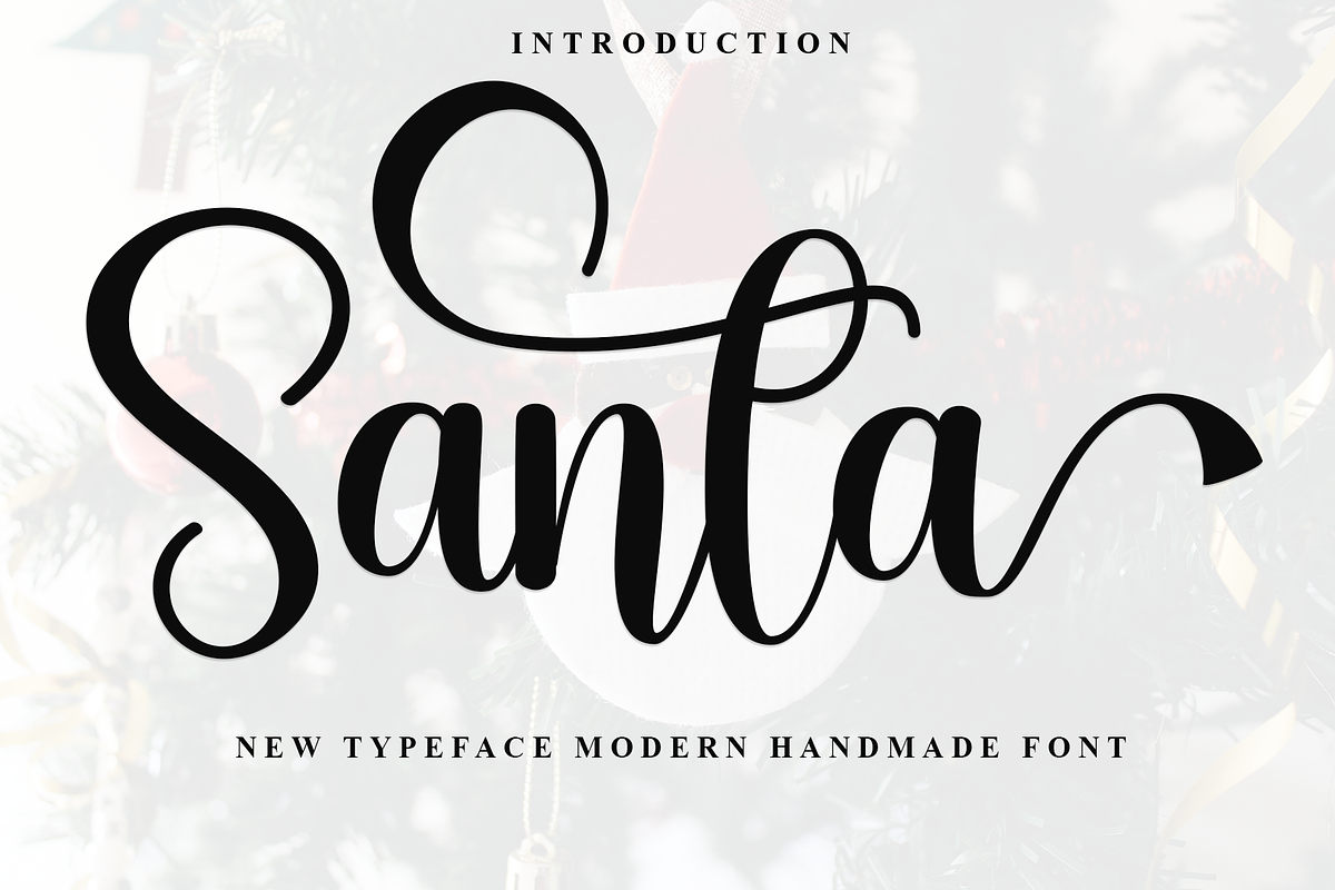 Santa, a Handwritten Font by InermediaSTUDIO (Photo 1 of 8)