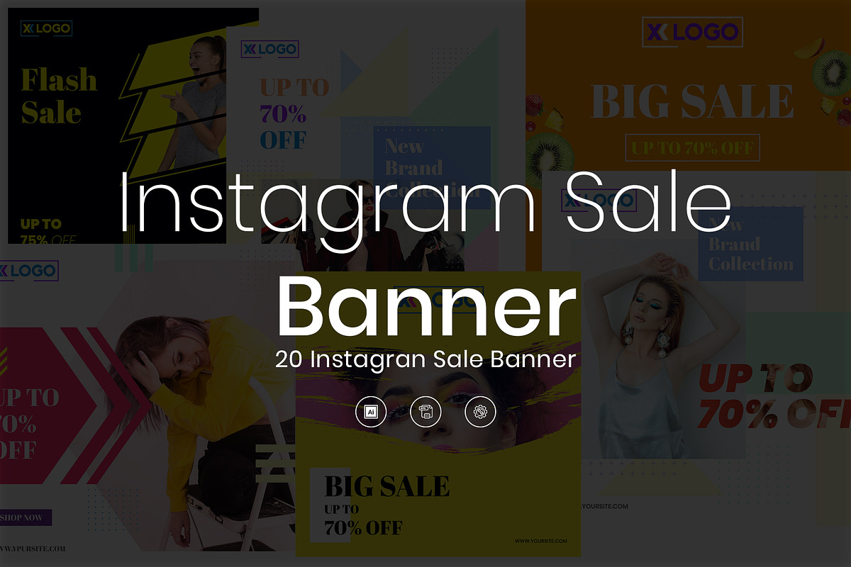 Instagram Sale Banner, a Social Media Template by Andit themes (Photo 1 of 21)