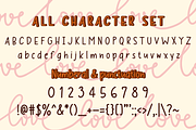 Sweetheart is a handwritten font, a Handwritten Font by Brown Cupple (Thumbnail 4 of 5)