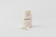 Capsules Bottle Mockups, a Cups & Container Mockup by pmvch (Thumbnail 6 of 10)