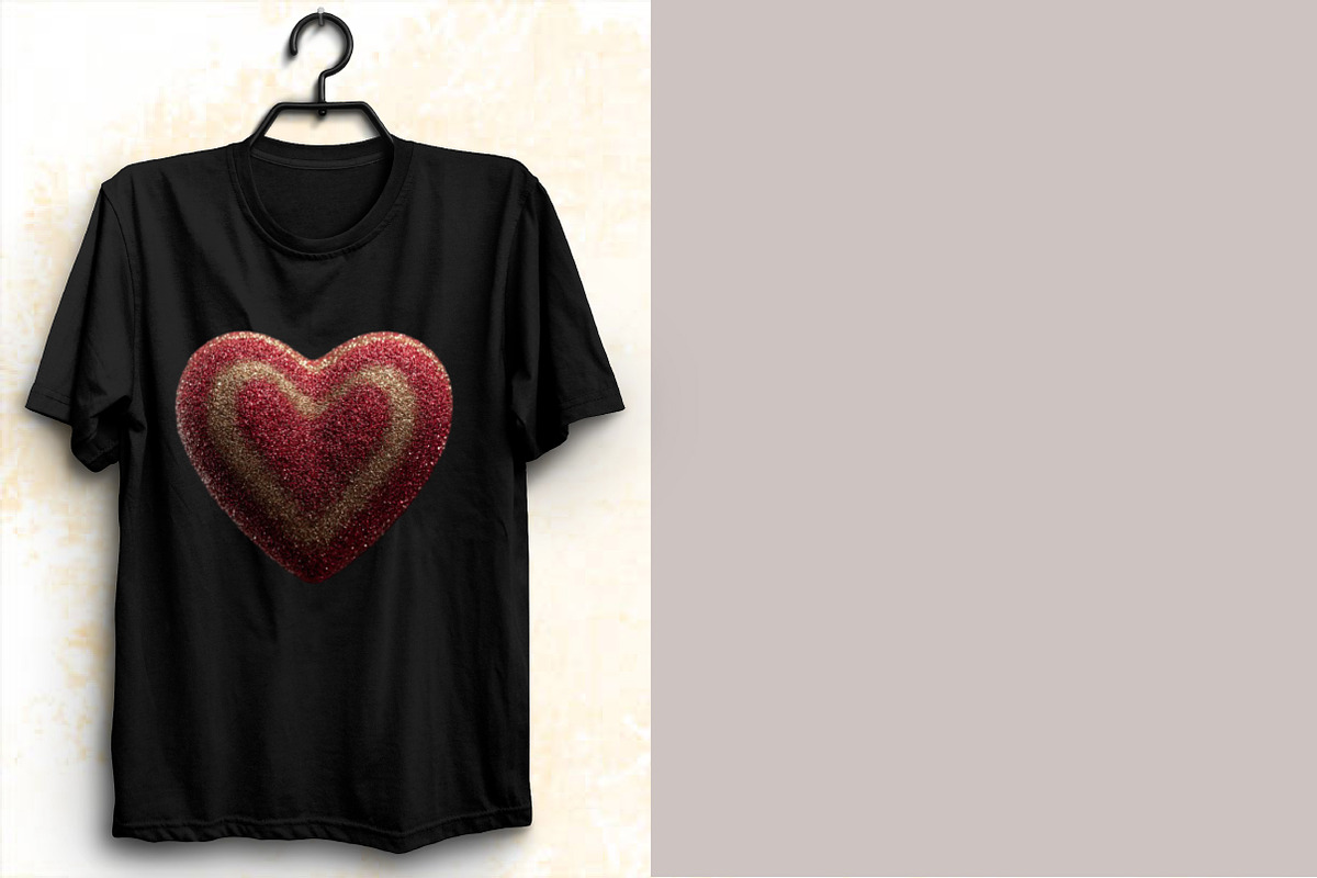 Diamond Glitter Valentine Heart PNG, an Illustration by SVGArt (Photo 6 of 8)