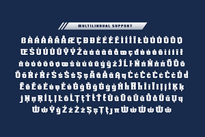 NOKRIOS Speed Racing Font