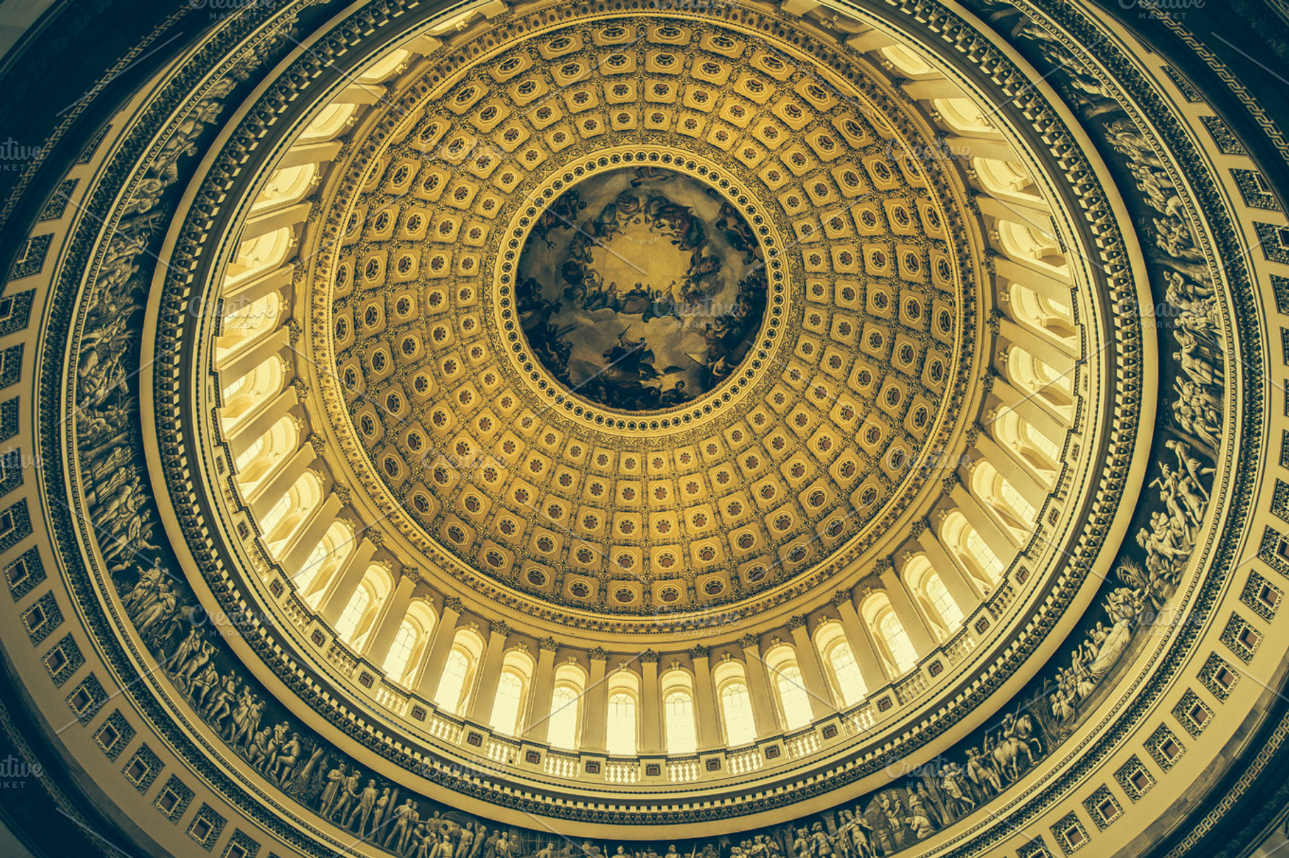 Dome Of Washington Capitol Featuring Washington Dc Dc And Dome