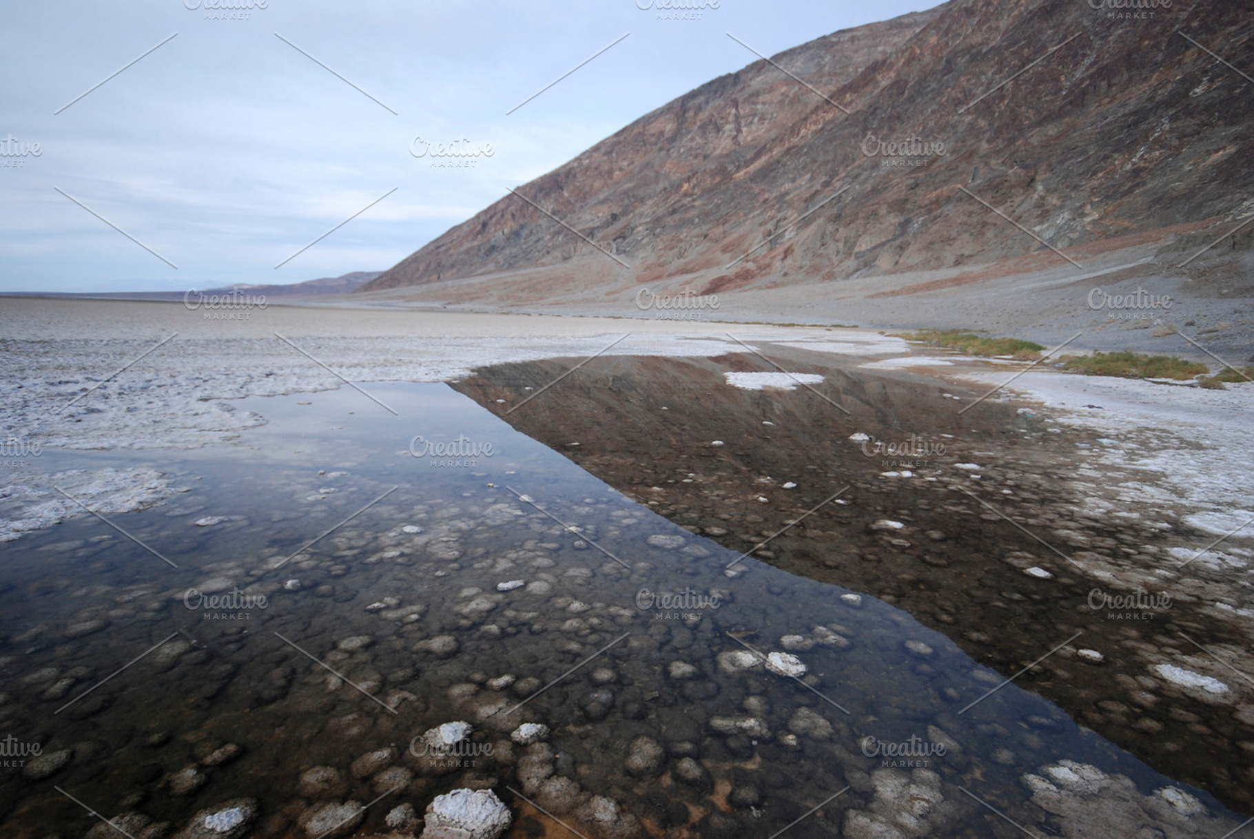 Badwater death valley stock photo containing death valley and california