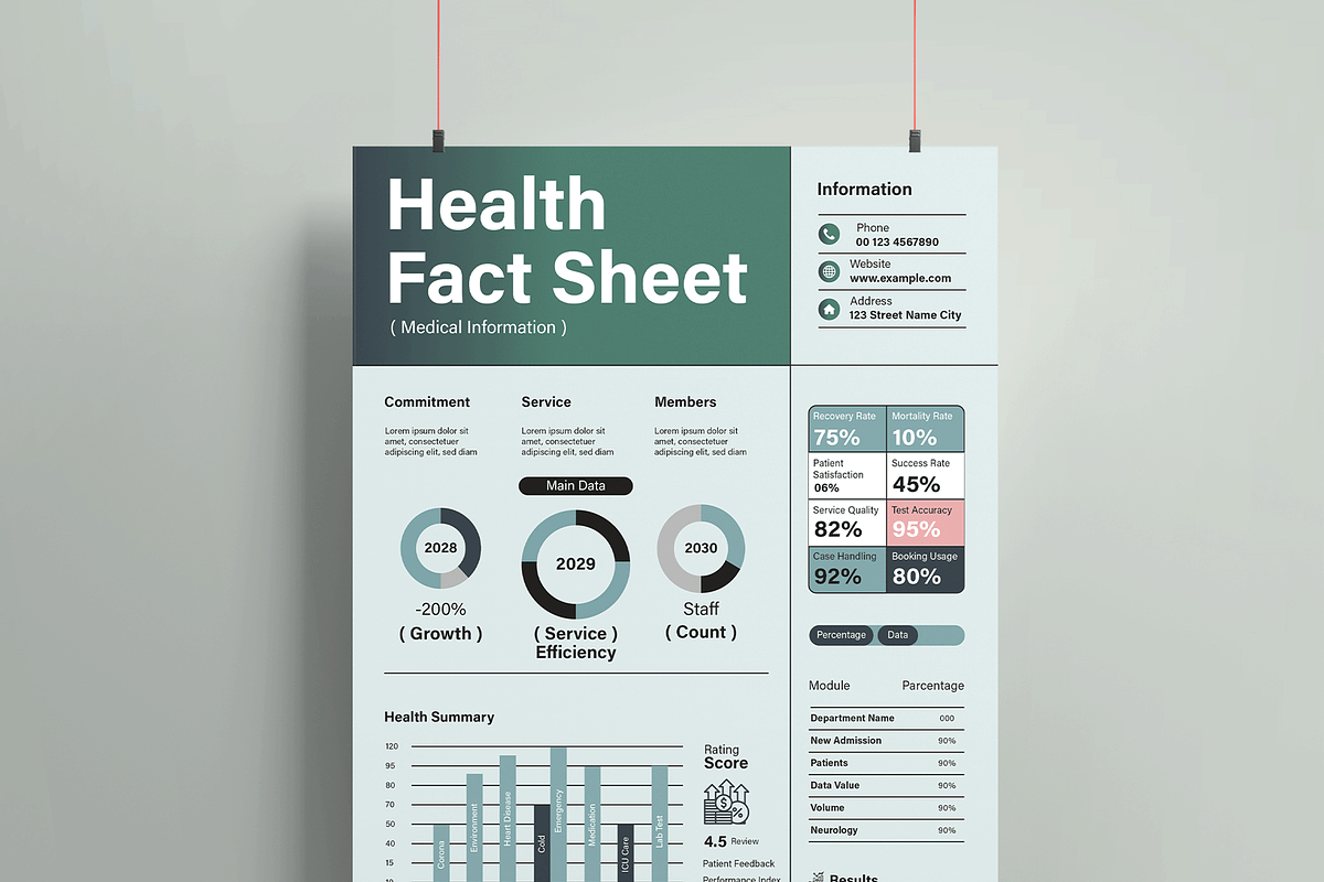 Company Fact Sheet, a Stationery Template by MightyDesign (Photo 2 of 8)