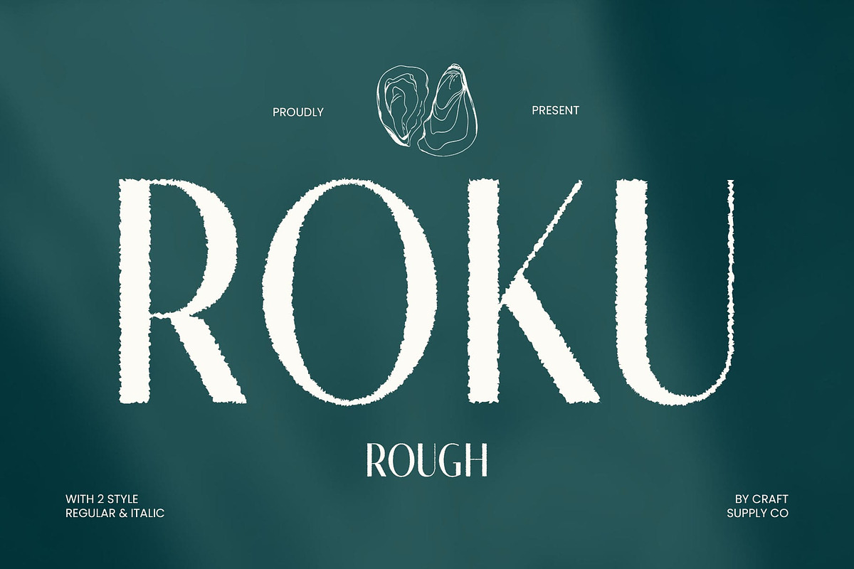 Roku Rough, a Sans Serif Font by Craft Supply Co. (Photo 1 of 8)