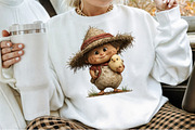 Watercolor little Farmer Clipart Set, an Illustration by Sublimation Artist (Thumbnail 4 of 6)