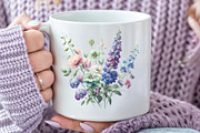 Watercolor Flower Bouquets Clipart, an Illustration by CraftArtStudio (Thumbnail 5 of 6)