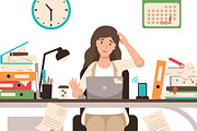 Working overtime, a Work Illustration by Good Studio (Thumbnail 2 of 3)