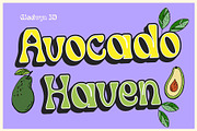 Gladwyn 3D, a Sans Serif Font by Craft Supply Co. (Thumbnail 2 of 8)