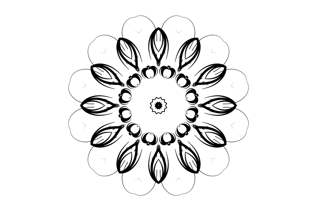 High Quality Mandala Clipart Bundle, a Decorative Illustration by NJ Himel (Photo 63 of 103)
