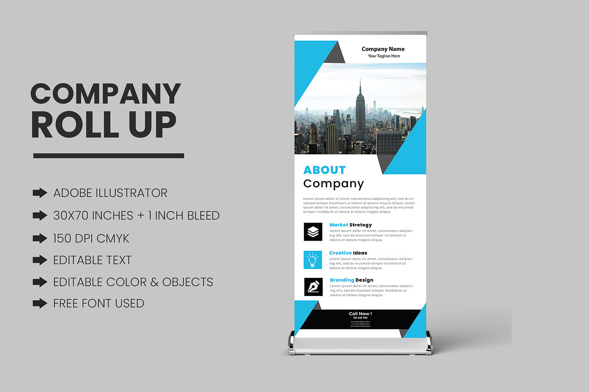 Business Roll-Up Banner, a Flyer Template by nandinigraphics (Photo 2 of 4)