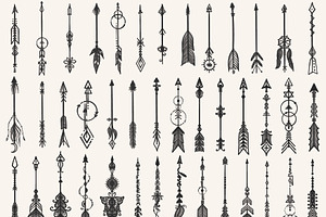 41 Hand Drawn Boho Arrows