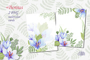 Saffron set. Watercolor., an Illustration by BrushArtDesigns (Thumbnail 5 of 7)