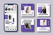 Fashion Social Media Template, a Social Media Template by MightyDesign (Thumbnail 2 of 8)