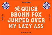 Vacation Display, a Font by Stable (Thumbnail 5 of 6)