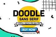 DOODLE SANS FONT + EXTRA GRAPHICS, a Sans Serif Font by DESIGN SHTUFF (Thumbnail 10 of 10)
