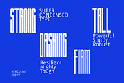 Herculine - Condensed Font, a Sans Serif Font by Nian Keun Studio (Thumbnail 5 of 15)