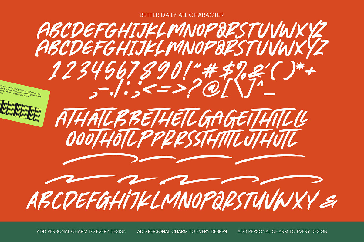 Better Daily Modern Handwritting, a Script Font by Letterena Studios Script (Photo 10 of 10)