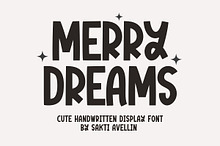 Merry Dreams - Cute Handwritten Font