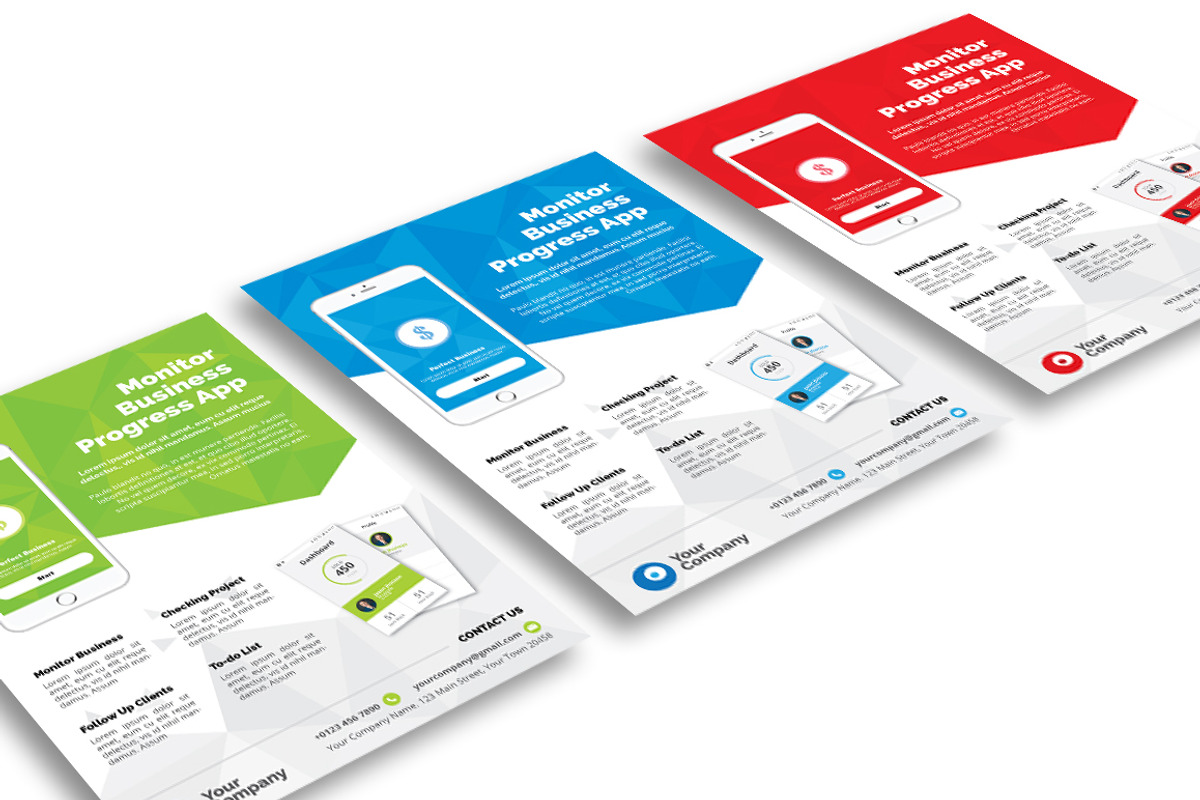 Mobile App Flyer, a Flyer Template by kecikreative (Photo 4 of 4)