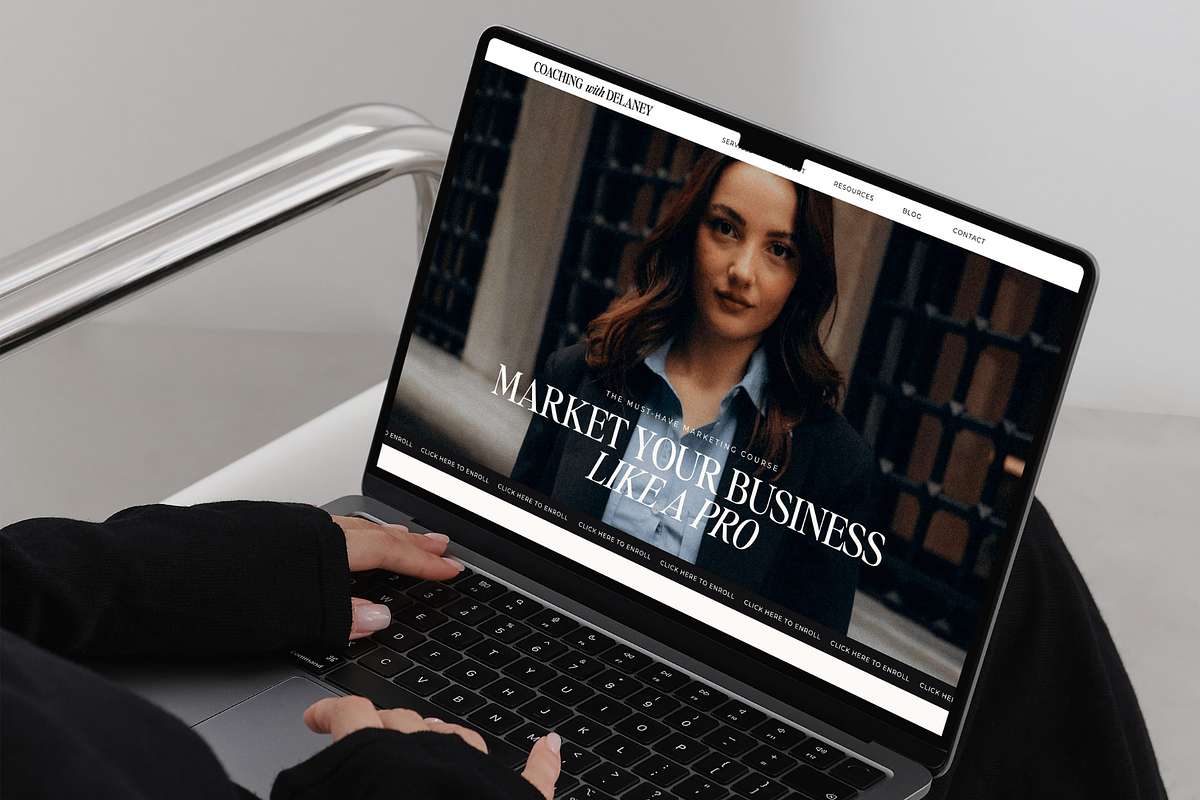 Showit Sales Page Template, a Landing Page Template by Blush Created (Photo 2 of 18)