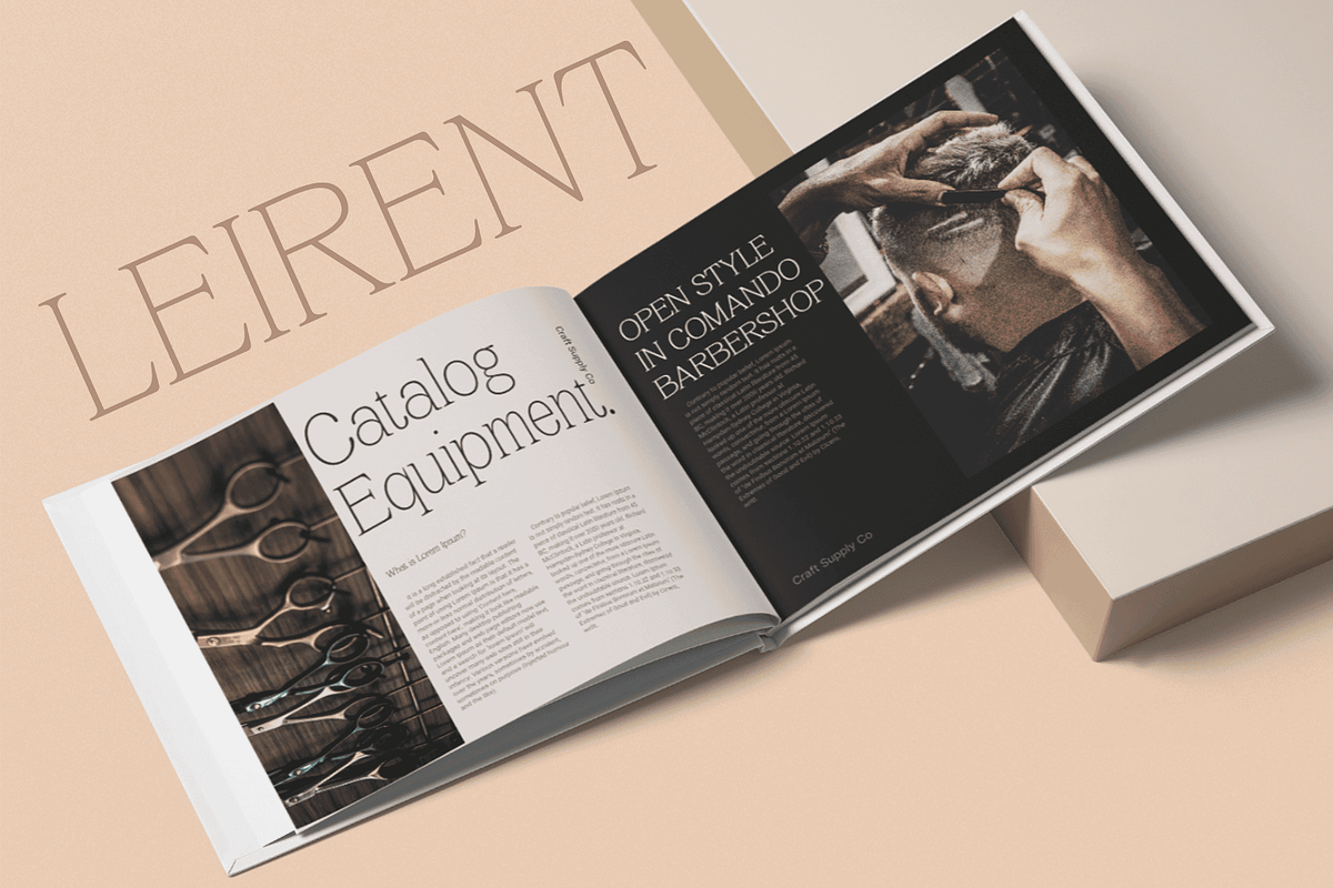 Leirent – Elegant Serif, a Serif Font by Craft Supply Co. (Photo 4 of 8)
