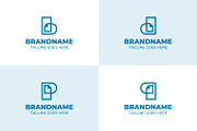 Letter B D P Q Paper Document Logo, a Branding & Logo Template by Pray Art Design Studio (Thumbnail 1 of 2)