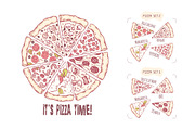 Pizza bundle, a Food Illustration by Zhemchuzhina (Thumbnail 5 of 7)