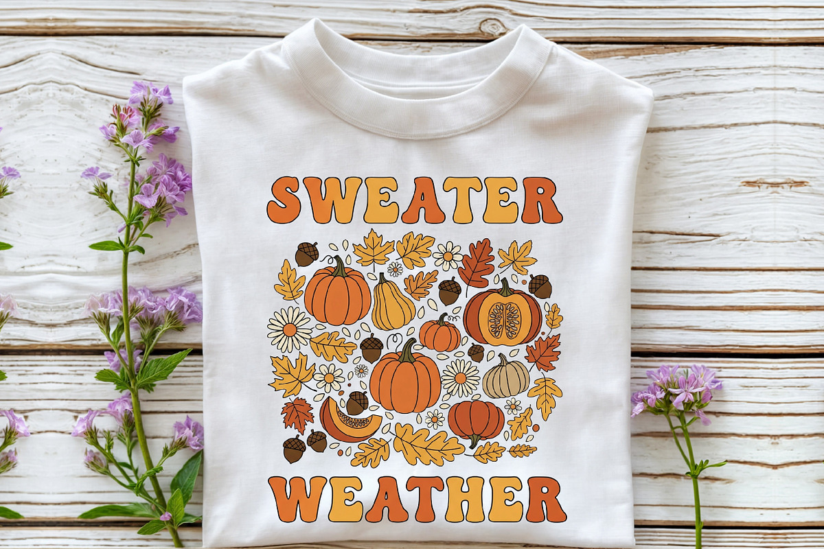 Sweater Weather PNG, Fall Pumpkin, a Seasonal Illustration by Rose Art (Photo 2 of 4)