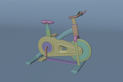 Modern Indoor Exercise Bike 3D Model, an Object 3D Model by Dudukbersama (Thumbnail 2 of 2)
