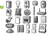 Smart Home IoT Set, an Object Graphic by RT Studio (Thumbnail 1 of 4)