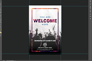 Welcome Worship Church Flyer, a Print Template by Sync Design Soultions (Thumbnail 3 of 3)