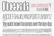 Obcecada Sans & Serif, a Sans Serif Font by deFharo (Thumbnail 3 of 5)
