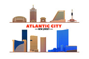 Atlantic City New Jersey skyline, an Illustration by Sky and glass (Thumbnail 5 of 6)