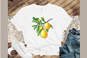 Summer Lemons Clipart, an Illustration by Sublimation Artist (Thumbnail 4 of 6)