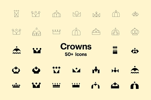 50+ Vector Crown Icons