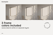 2x3 Minimal Living Room Frame Mockup, a Household Mockup by mockupize (Thumbnail 2 of 7)