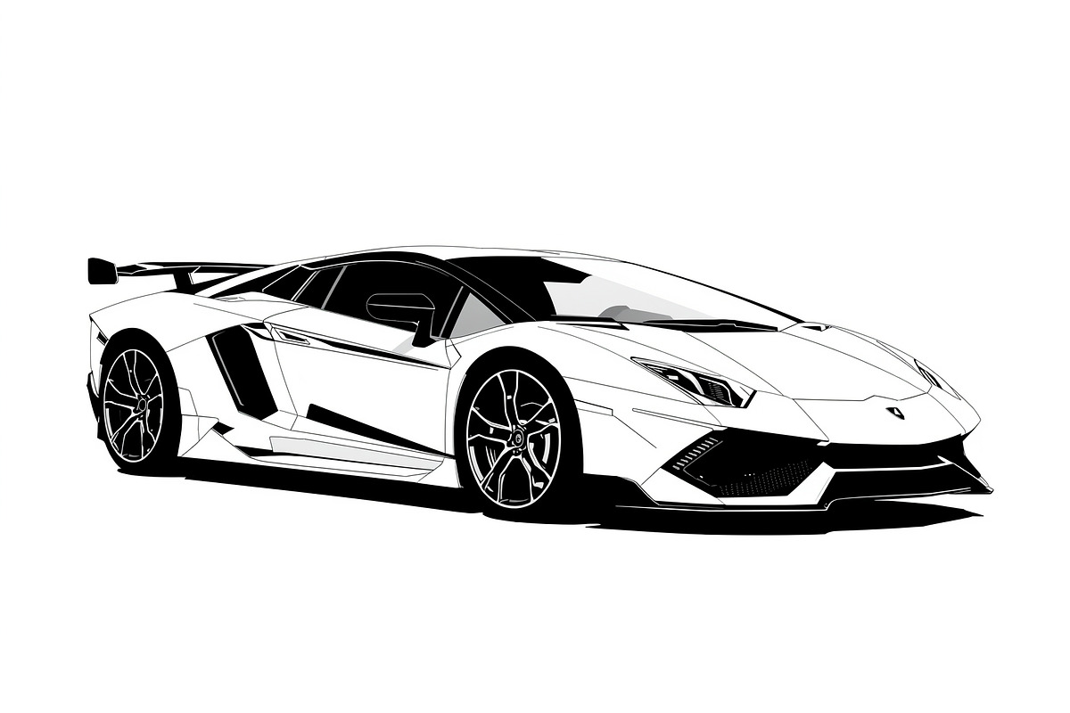 Supercar Vector Collection, an Illustration by Amazin_art (Photo 4 of 9)