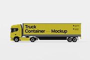 Truck Container Mockup, a Mockup by graphicook (Thumbnail 2 of 4)