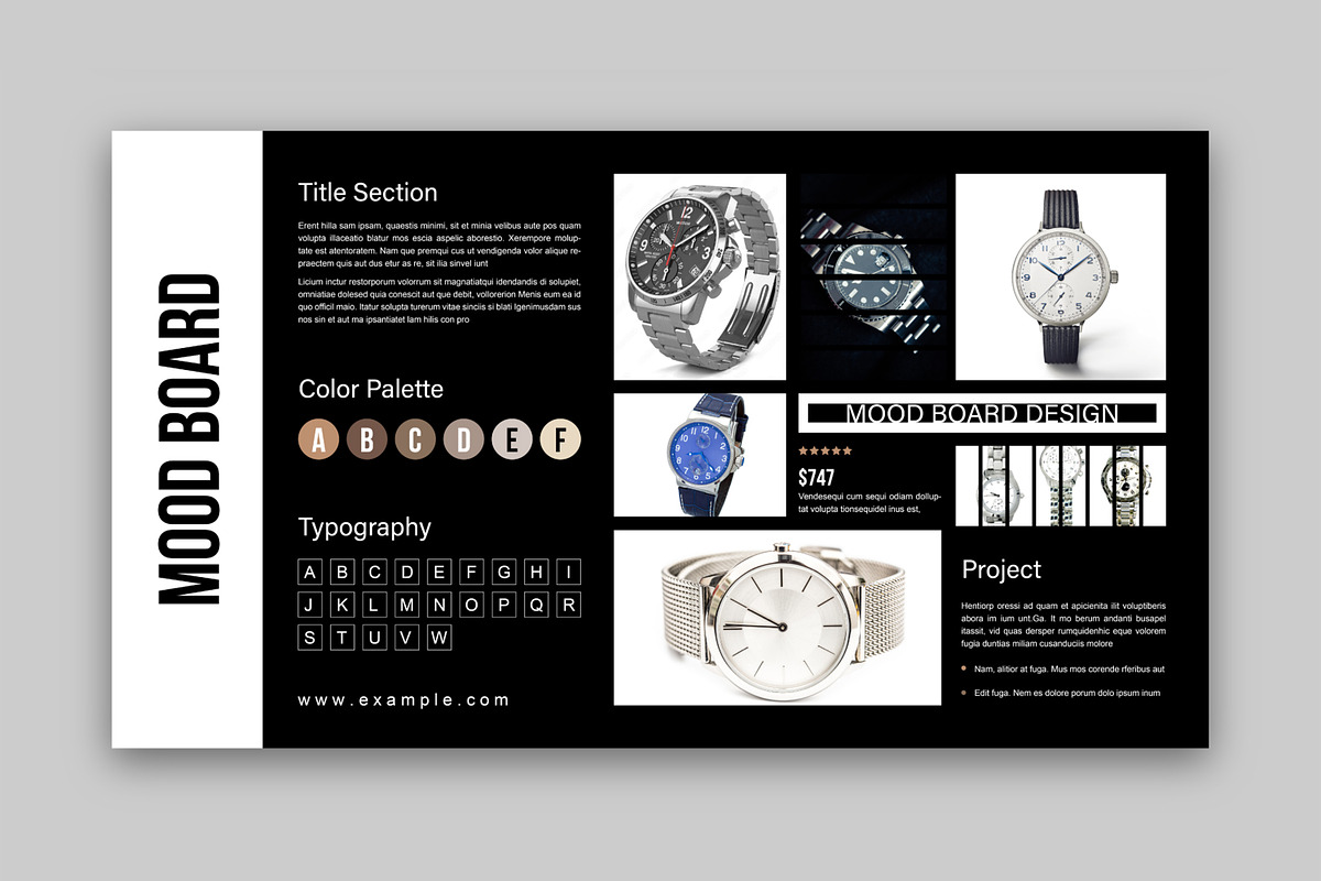 Branding Projects Mood Board preview 2