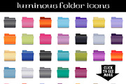 Luminous Desktop Folder Icons, an Icon by Marmalade Moon (Thumbnail 2 of 2)